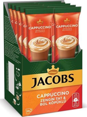 Jacobs Cappucino 10'lu Tekli Poşet Kahve