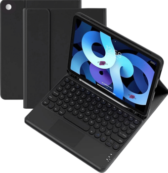 Fuchsia Galaxy Tab A9 Plus SM-X210 Uyumlu Savvy Keyboard Bluetooh Bağlantılı Standlı Klavyeli Tablet Kılıfı