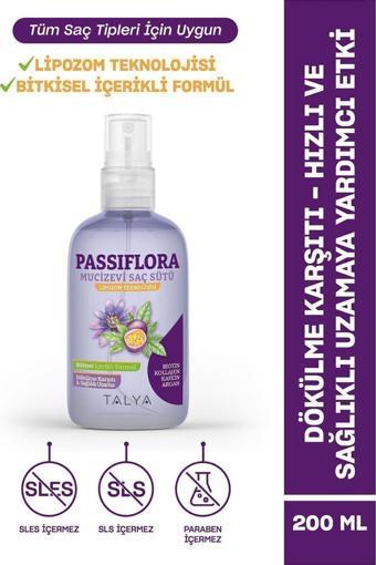 Talya Passiflora Mucizevi Saç Sütü - Dökülme Karşıtı Ve Hızlı Saç Uzatma Etkili 200 Ml