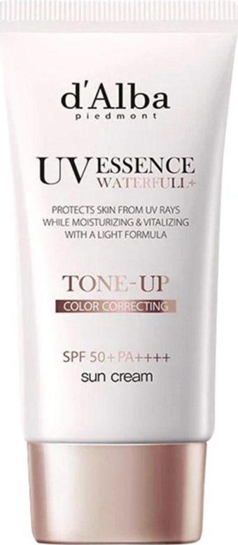 Dalba Waterfull Essence Tone Up Sun Cream Spf50+ Pa++++ Aydınlatıcı Ve Ton Eşitleyici Güneş Kremi