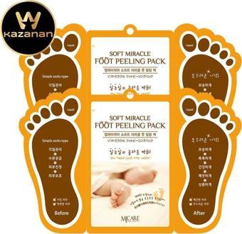 MjCare Miracle Foot Peeling Pack - Çorap Tipi Ayak Peeling Maskesi 2'li