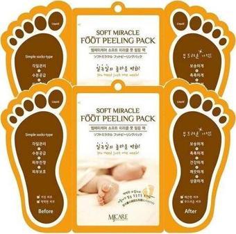 MjCare Miracle Foot Peeling Pack - Çorap Tipi Ayak Peeling Maskesi 2'li