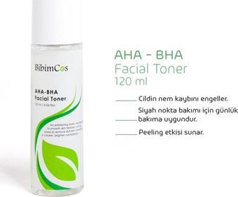 Bibimcos Aha-bha Facial Toner – Peeling Etkisi Sunan Arındırıcı Tonik