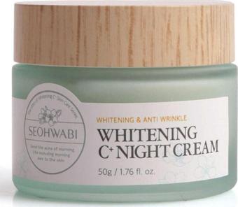 Seohwabi Whitening C+ Night Cream - Lekeli Ciltler İçin Aydınlatıcı Gece Kremi