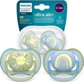 Philips Avent Ultra Air Emzik 0-6 Ay Erkek 2'li