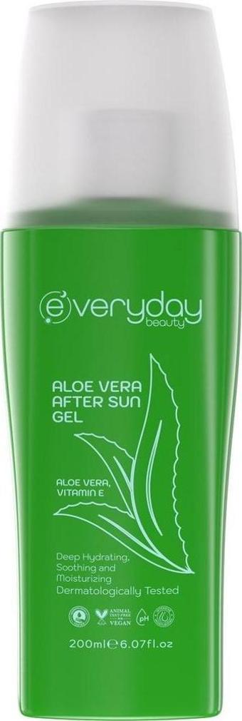 Aloe Vera Güneş Sonrası After Sun Losyon 200ml Nemlendirici Dinlendirici Yatıştırıcı Etki