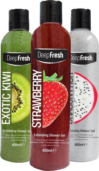 Deep Fresh Arındırıcı Duş Jeli Karma 400 ml x 3 Adet