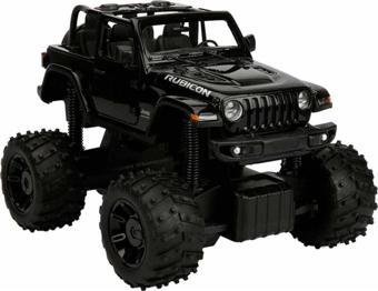 Rastar 1:14 Jeep Wrangler Rubicon Uzaktan Kumandalı Araba 28 cm 16119 Siyah Renk