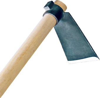 Aletçantam Yalvaç Dövme Çelik Büyük Çapa Bahçe Kazması - 100cm Uzun Kalın Saplı