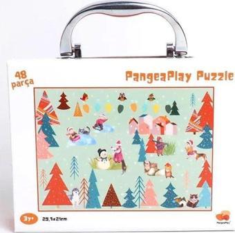 PangeaPlay Mutlu Kış Masalı 48 Parça Puzzle