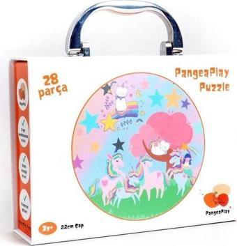 PangeaPlay Rengarenk Pony Evreni 28 Parça Puzzle