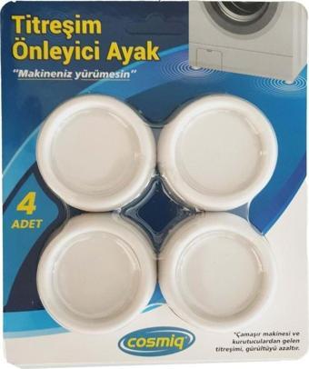 Cosmiq Çamaşır Makinesi Titreşim Önleyici Ayak 4'Lü Set