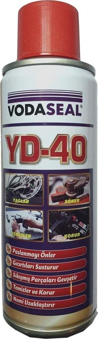 Vodaseal Yd-40 Çok Amaçlı Bakım Spreyi Pas Sökücü Temizleyici Yağlayıcı 200 Ml