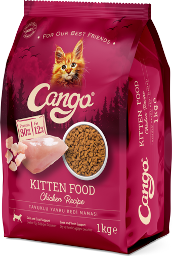 Cango Yavru Kedi Maması Tavuk Etli 1 Kg