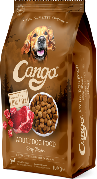 Cango Yetişkin Köpek Maması Etli Biftekli 10Kg