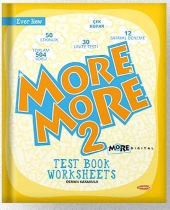 Kurmay Elt 2024 2. Sınıf More & More Test Book Worksheets - Kurmay Yayınları