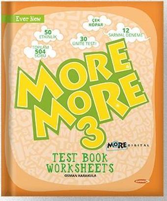 Kurmay Elt 2024 3. Sınıf More & More Test Book Worksheets - Kurmay Yayınları