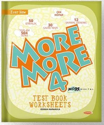 Kurmay Elt 2024 4. Sınıf More & More Test Book Worksheets - Kurmay Yayınları