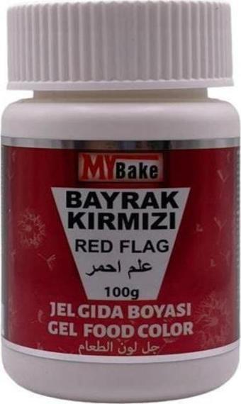 MY BAKE JEL GIDA BOYASI BAYRAK KIRMIZI 100 GR