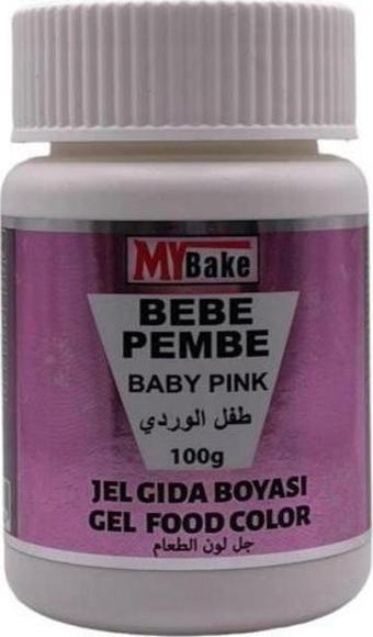 MY BAKE JEL GIDA BOYASI BEBEK PEMBE 100 GR