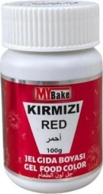 MY BAKE JEL GIDA BOYASI KIRMIZI 100 GR