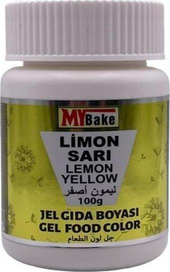 MY BAKE JEL GIDA BOYASI LİMON SARI 100 GR