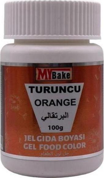 MY BAKE JEL GIDA BOYASI TURUNCU 100 GR