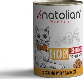Anatolian Premium Adult Chicken Tavuklu Yetişkin Kedi Konserve 400 gr x 12 adet
