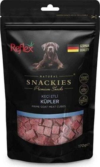 Reflex Snackies Natural Keçi Etli Küp Tahılsız Köpek Ödül Maması 170 Gr