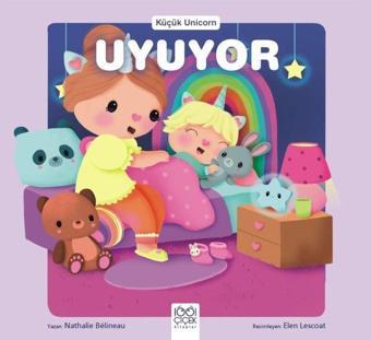 Küçük Unicorn Uyuyor - Nathalie Belineau - 1001 Çiçek