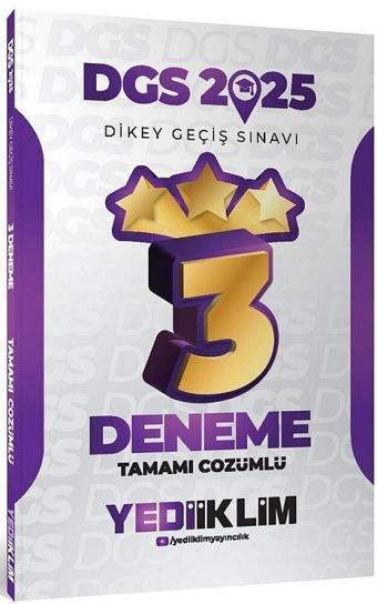 Yediiklim 2025 DGS 3 Yıldız Deneme Çözümlü Yediiklim Yayınları - Yediiklim Yayınları