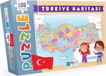 Blue Focus 100 Parça Türkiye Haritası Puzzle