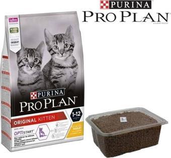 Purina Proplan Kıtten Yavru Kedi Maması 1 Kg Şeffaf Sızdırmaz Paket Kedi Maması