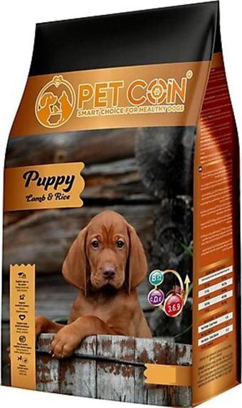 Petcoin Kuzu Etli Yavru Köpek Maması 15 Kg