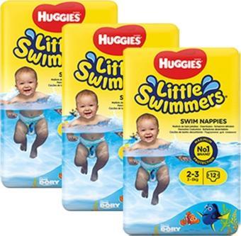 Huggies Little Swimmers Mayo Bebek Bezi 7 - 15 Kg 12'Li X 3 Paket