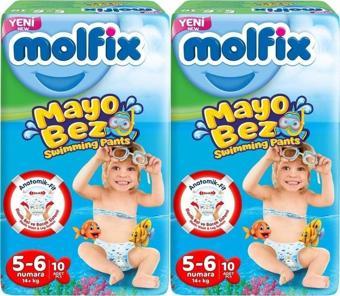 Molfix Swimming Pants Mayo Bez Beden:5 - 6 14+Kg 20 Adet