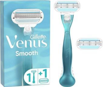 Gillette Venus Smooth Kadın Tıraş Makinesi + 2 Yedek Tıraş Bıçağı