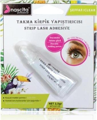 Nascita Şeffaf Takma Kirpik Yapıştırıcı 2.5 Gr.