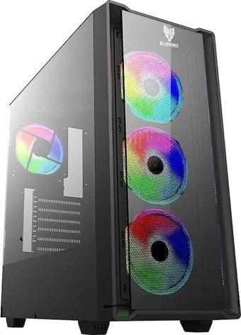 Blueforce Phoenix 6*RGB Fanlı Atx-Mini Atx Itx Mid Tower Kasa