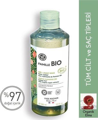 Yves Rocher Tüm Aile Için Organik Sertifikalı Famille Bio Saç Ve Vücut Şampuanı-390 Ml- 90686