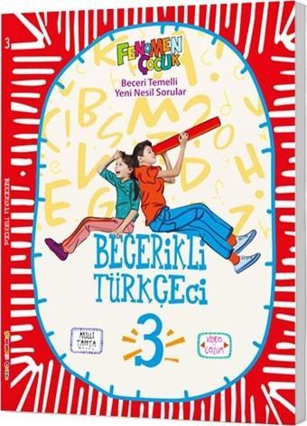 Fenomen Çocuk 2024 3. Sınıf Becerikli Türkçeci Yeni Nesil Soru Bankası - Fenomen Çocuk