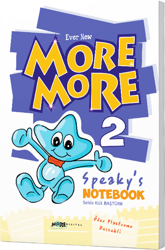 Kurmay Elt 2024 2. Sınıf More & More Speakys Notebook İngilizce Akıllı Defter - Kurmay Yayınları