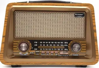 R-2066BT Radyo Nostalji Radyo Kablosuz Hoparlör 