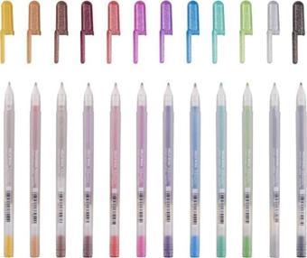 Sakura Gelly Roll Jel Mürekkepli Kalem 12 Renk Metallic Shiny Set