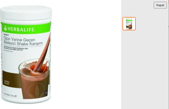 Herbalife Çikolatalı Shake