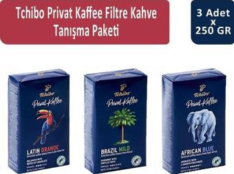 Tchibo Privat Kaffee Filtre Kahve Tanışma Paketi 250 gr x 3 Adet