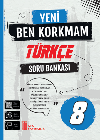 Ata Yayıncılık 8. Sınıf Yeni Ben Korkmam Türkçe Soru Bankası - Ata Yayıncılık