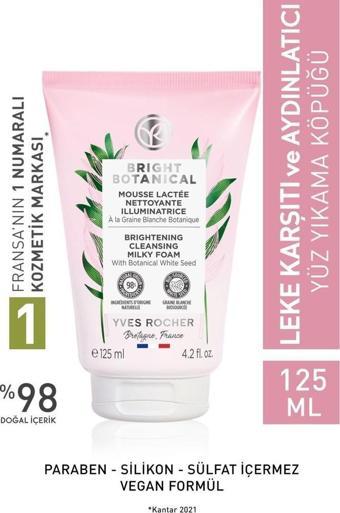 Yves Rocher Leke Ve Kırışık Karşıtı Bitkisel Bakım Bright Botanical - Yüz Yıkama Köpüğü-125ml 44851