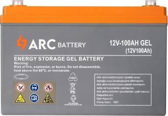 Arc 12 Volt 100 Amper Jel Akü Üretim Tarihi: 2024