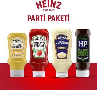 Heinz 4'lü Parti Paketi(Ketçap (570 gr)+Mayonez (505 gr)+Hardal (445gr)+Klasik Barbekü sos (465 gr)